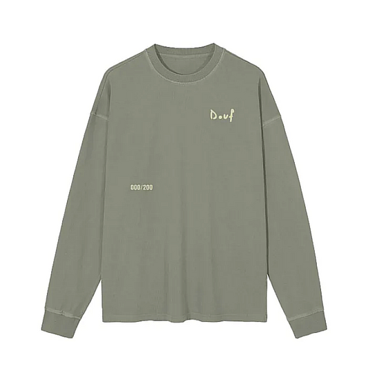 "THE ACT" STONE WASH GREEN TEE