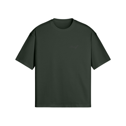 JUNGLE GREEN ESSENTIAL BF BOXY TEE